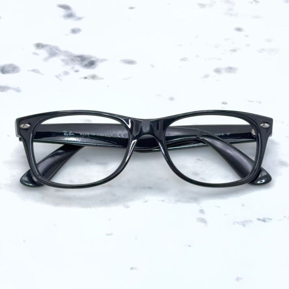 Ray-Ban RB2132 New Wayfarer 601/3K Black Sunglasses 52-18 145mm Italy - FRAMES